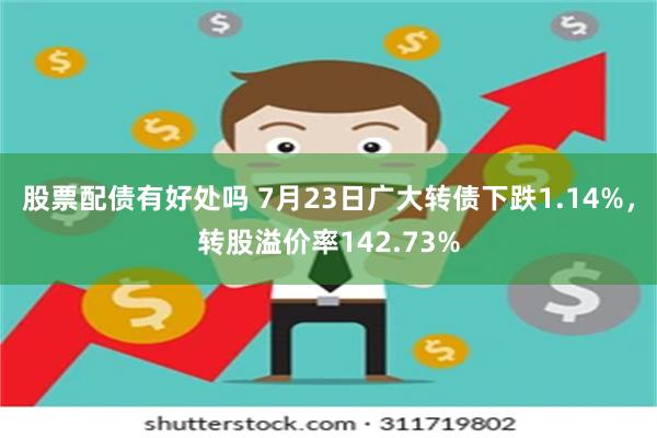 股票配债有好处吗 7月23日广大转债下跌1.14%，转股溢价率142.73%